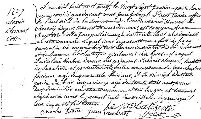 COTTE Alexis Clément