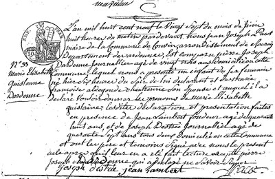 DARDENNE Marie Elisabeth Guislaine
