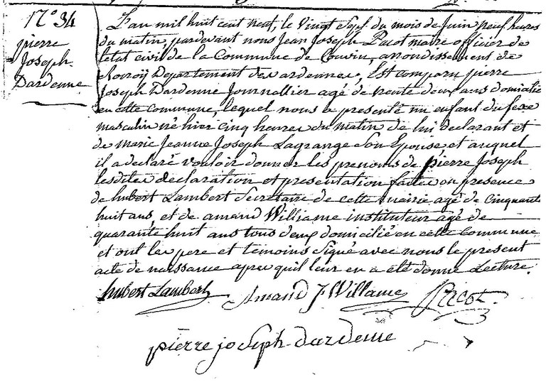 DARDENNE Pierre Joseph
