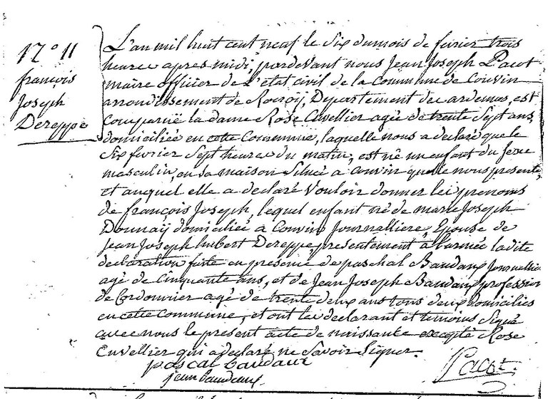 DEREPPE François Joseph