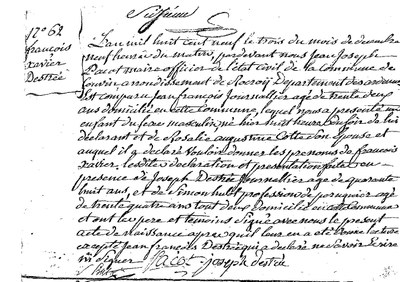 DESTREE François Xavier