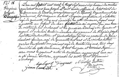 REGNIER Virginie Joseph