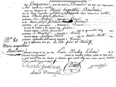 BAUDUIN Marie Augustine