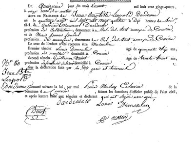 DARDENNE Jean Baptiste Léopold