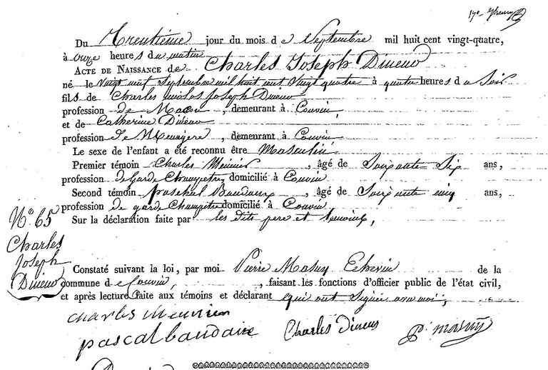 DINEUR Charles Joseph