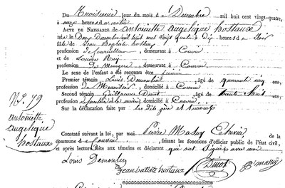HOSTAUX Antoinette Angélique