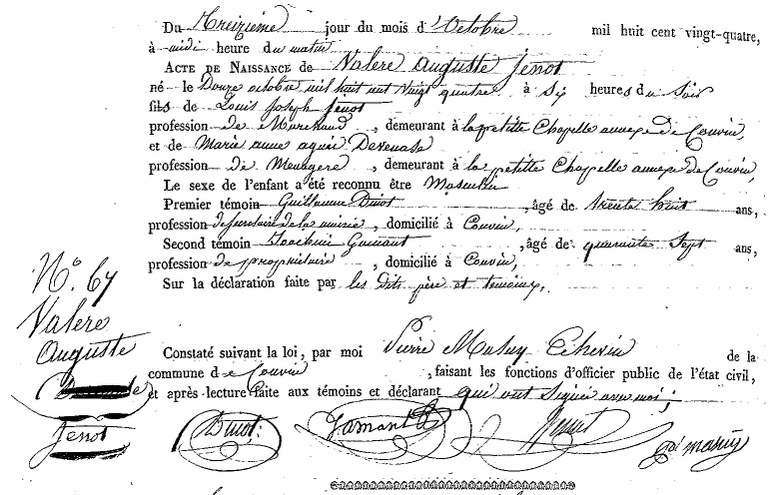 JENOT Valère Auguste