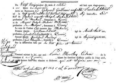 LARBALESTRIER Gaspare Guillaume Auguste