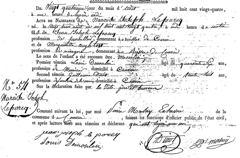LEPORCQ Narcisse Joseph
