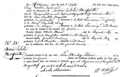 MAGNIETTE Marie Eulalie