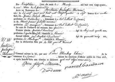 MOREAU Hortence Pélagie