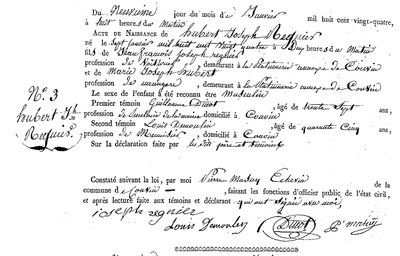 REGNIER Hubert Joseph