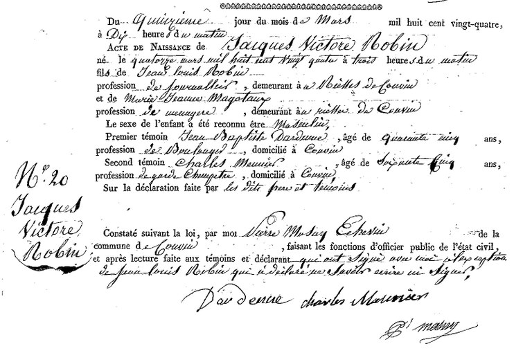 ROBIN Jacques Victoire