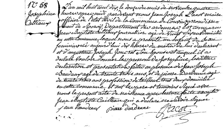 CATTIAUX Joséphine