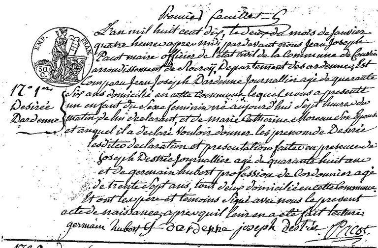 DARDENNE Désirée