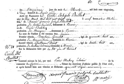 BALLAT Cécile Joseph