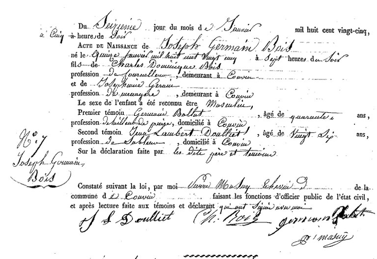 BOIS Joseph Germain