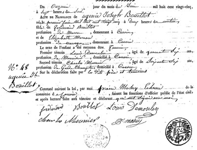BOUILLOT Eugénie Joseph