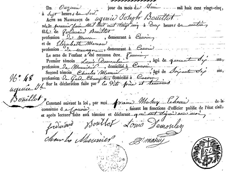 BOUILLOT Eugénie Joseph