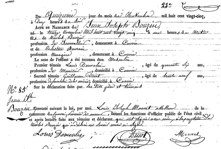 BOUZIN Jean Joseph