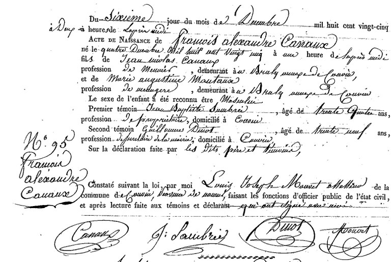 CANAUX François Alexandre