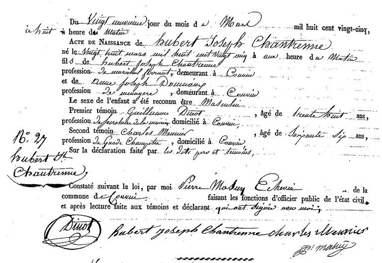 CHANTRENNE Eugène Joseph