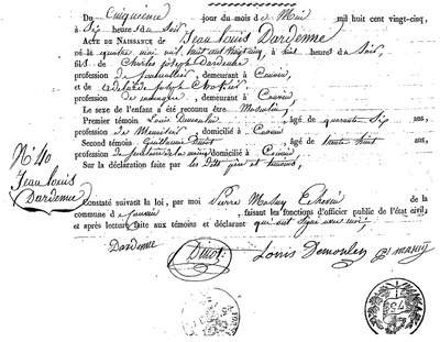 DARDENNE Jean Louis