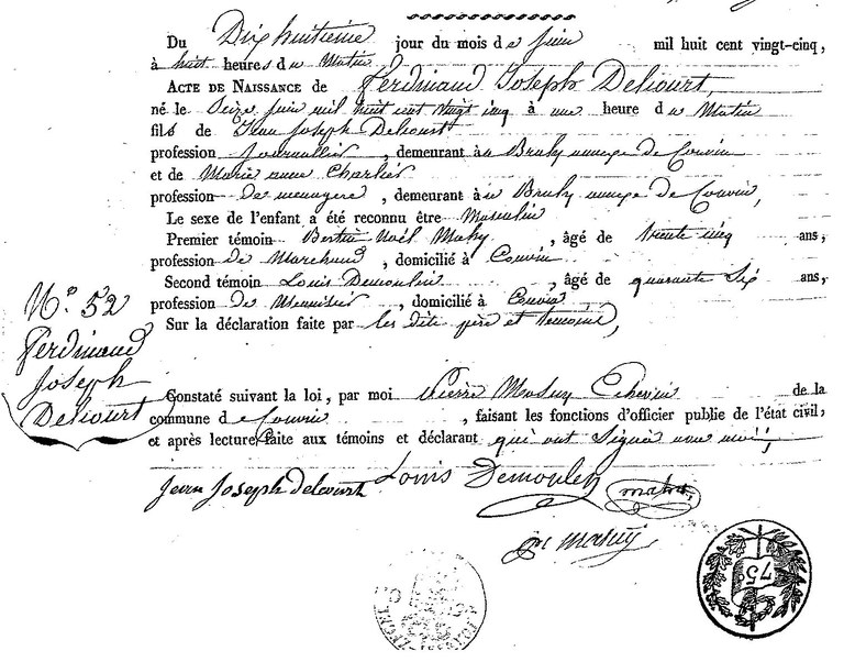 DELCOURT Ferdinand Joseph