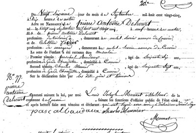 DELCOURT Pierre Antoine