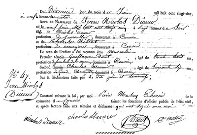 DINEUR Jean Nicolas