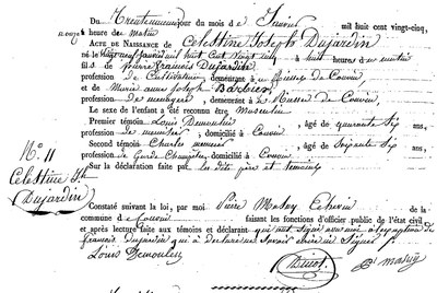 DUJARDIN Célestine Joseph