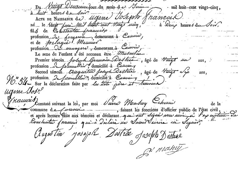 FRANCOIS Eugène Joseph