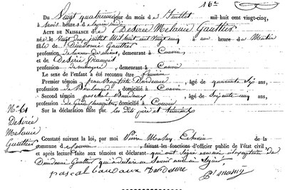 GAUTTIER Désirée Mélanie