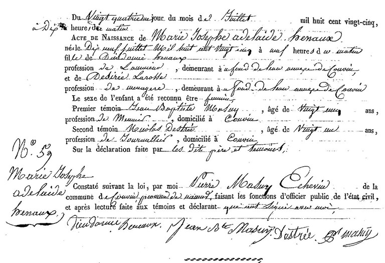 HENAUX Marie Joseph Adelle