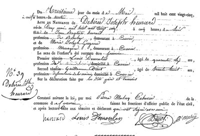 HENRARD Désirée Joseph
