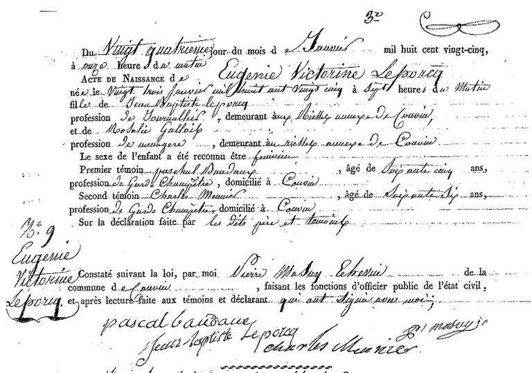 LEPORCQ Eugénie Victorine