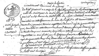 BERTRAND André Joseph Antoine