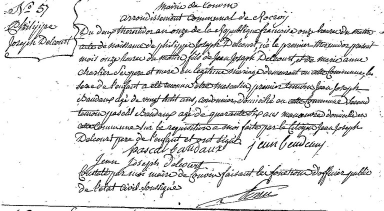 DELCOURT Philippe Joseph