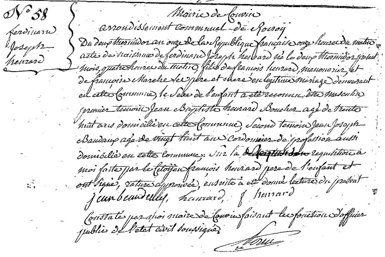 HENRARD Ferdinand Joseph