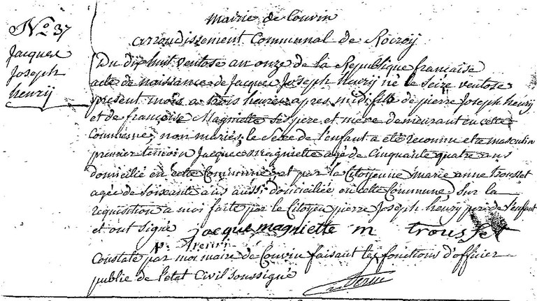 HENRY Jacques Joseph