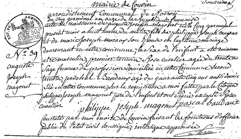 MAGONET Auguste Joseph