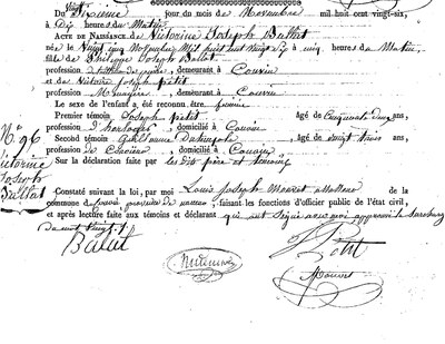 BALLAT Victorine Joseph