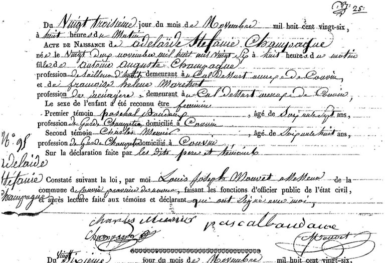 CHAMPAGNE Adélaide Stéfanie