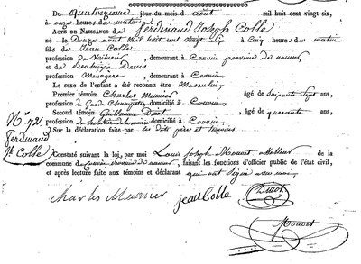COLLET Ferdinand Joseph