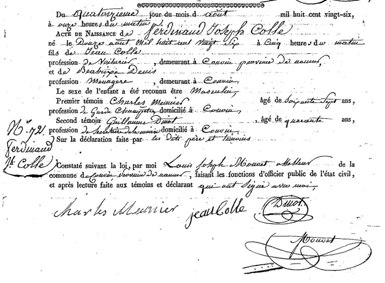 COLLET Ferdinand Joseph