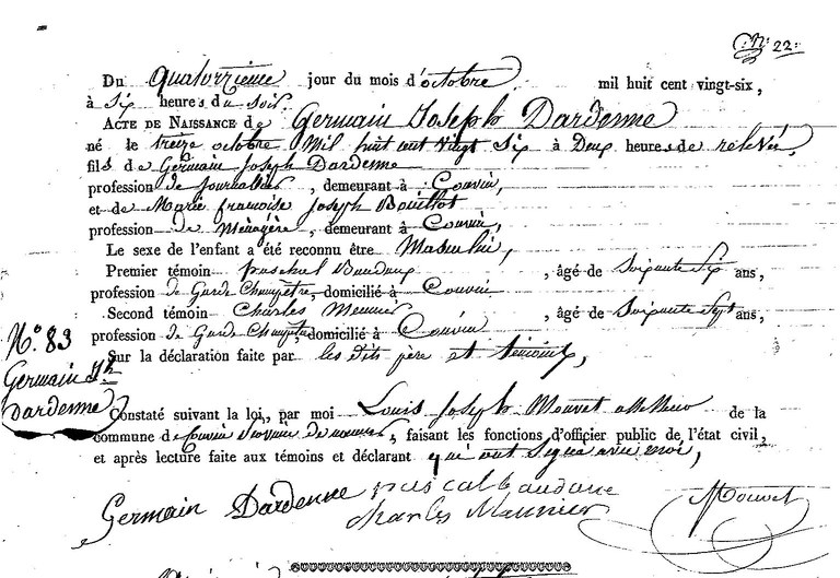 DARDENNE Germain Joseph