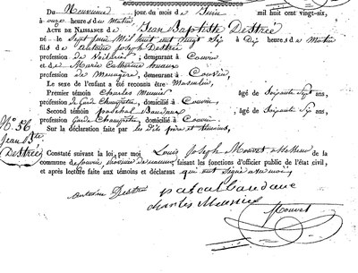 DESTREE Jean Baptiste
