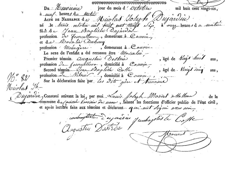 DUJARDIN Nicolas Joseph