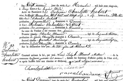 HUBERT Julienne Charlotte