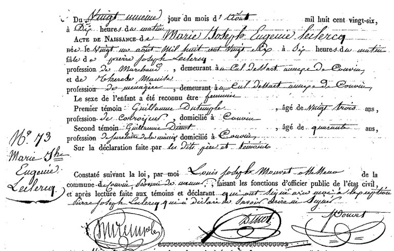 LECLERCQ Marie Joseph